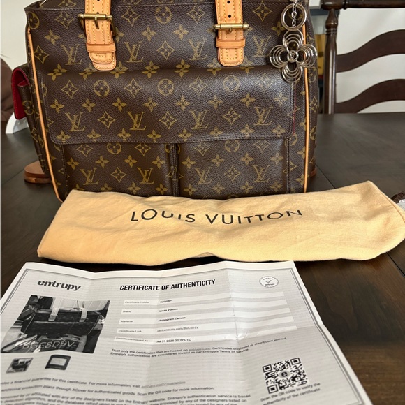 Louis Vuitton Other - Louis Vuitton Brown Monogram Briefcase with Tan Accents